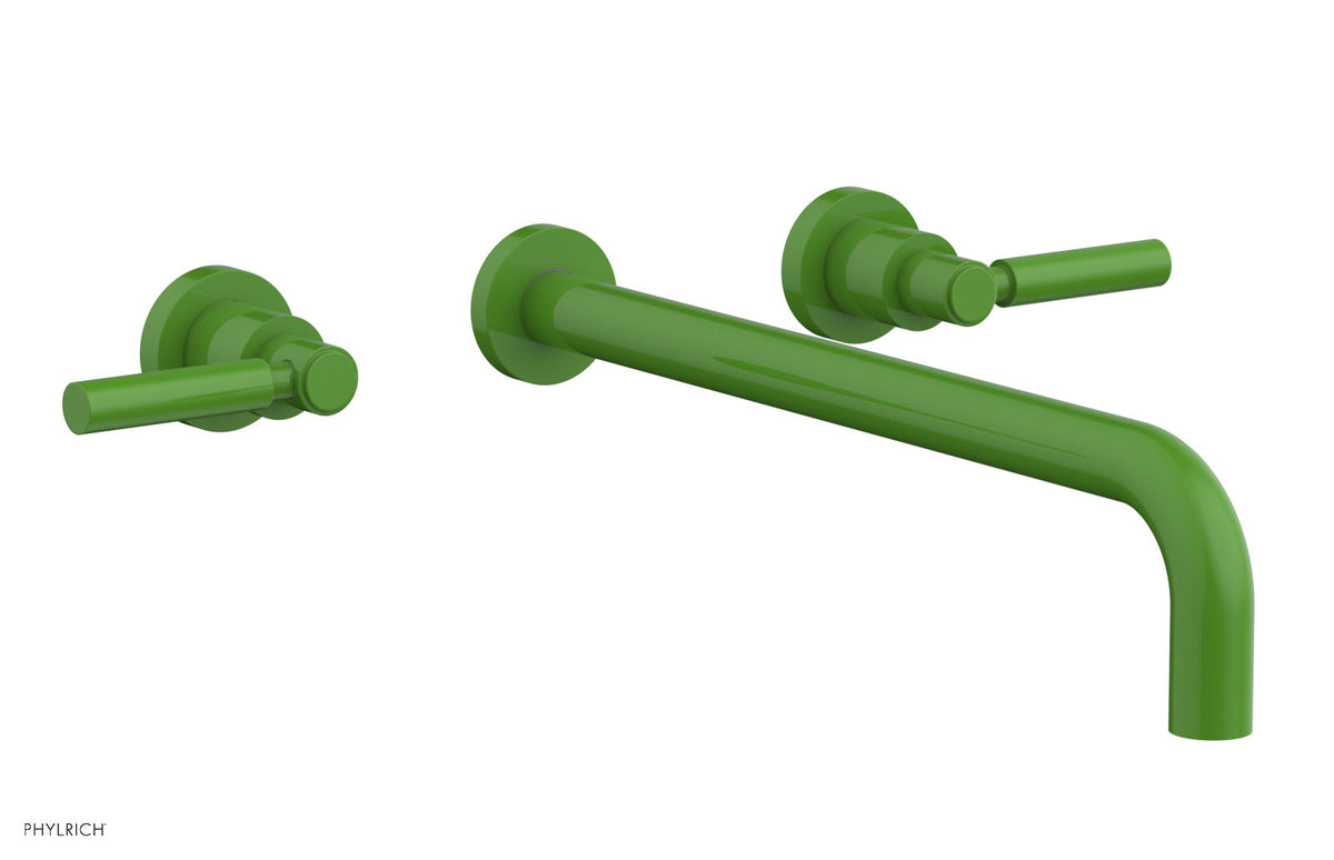 BASIC Wall Lavatory Set 14" Spout - Lever Handles DWL130-14