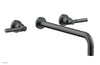 BASIC Wall Lavatory Set 14" Spout - Lever Handles DWL130-14