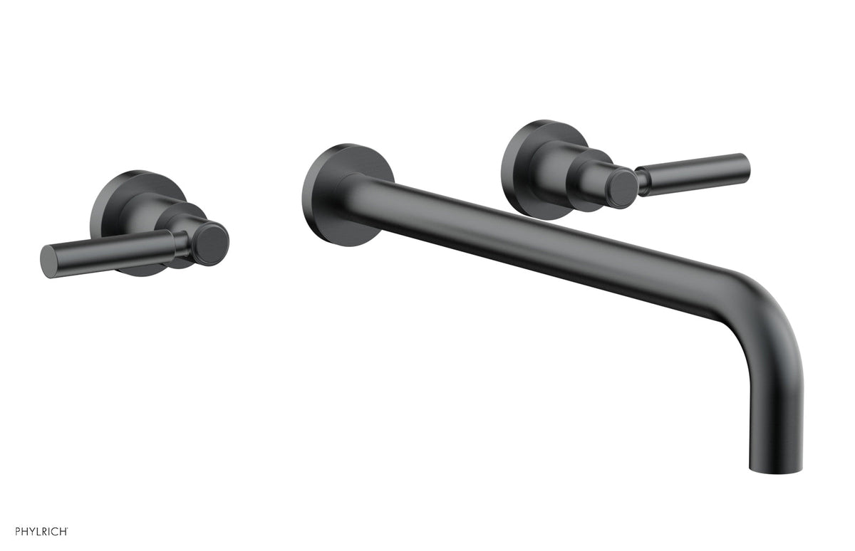 BASIC Wall Lavatory Set 14" Spout - Lever Handles DWL130-14