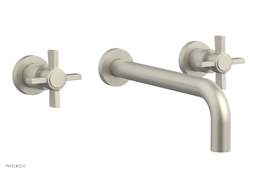 Phylrich BASIC Wall Lavatory Set 10" Spout - Blade Cross Handles DWL137-10