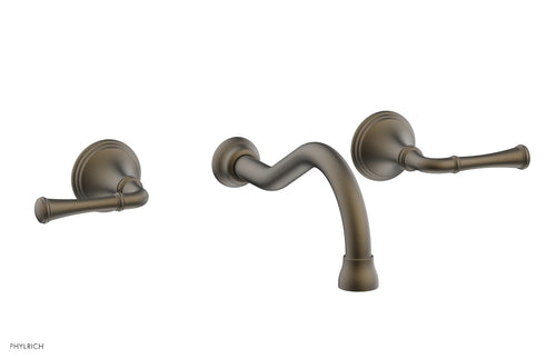 Phylrich 3RING Wall Lavatory Set - Straight Lever Handles DWL205