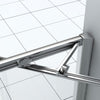 Zitta Shower door 32", in alcove square, in chrome