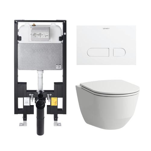 Laufen Pro Wall Hung Toilet Complete Set - Golzar Home