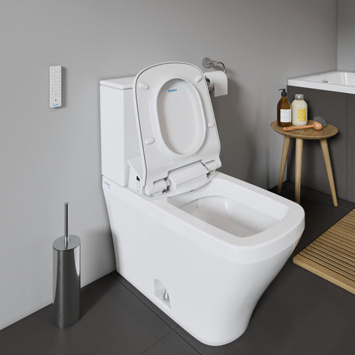 Duravit DuraStyle Two piece toilet for shower toilet seat