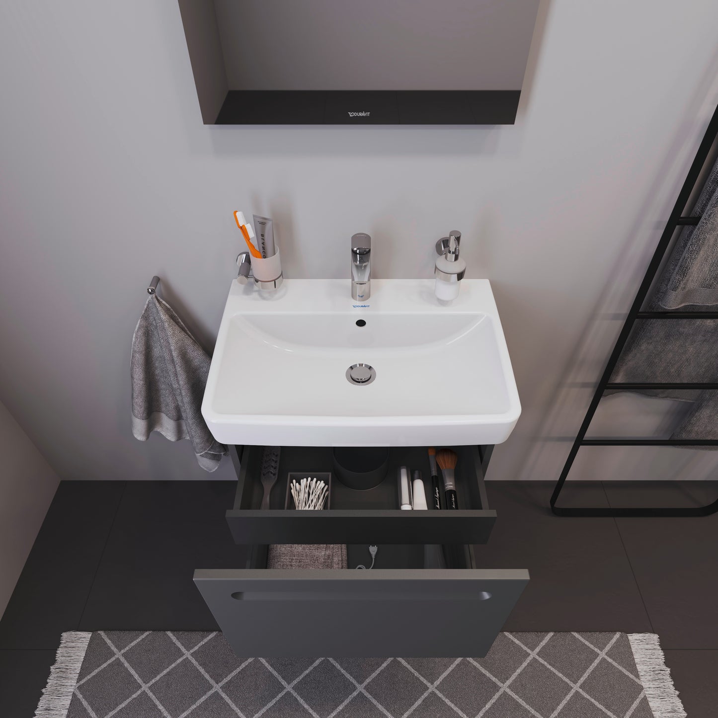 Duravit Duravit No.1 Vanity unit wall-mounted