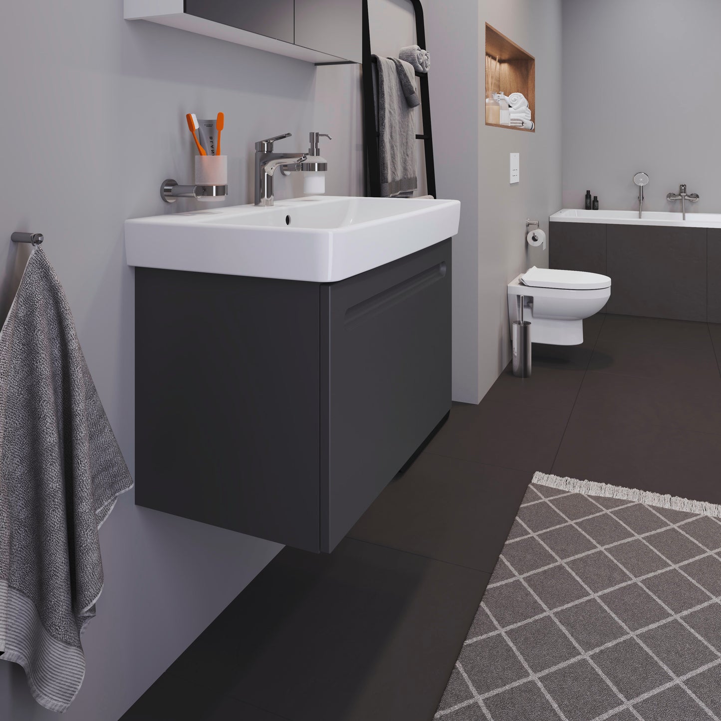 Duravit Duravit No.1 Vanity unit wall-mounted
