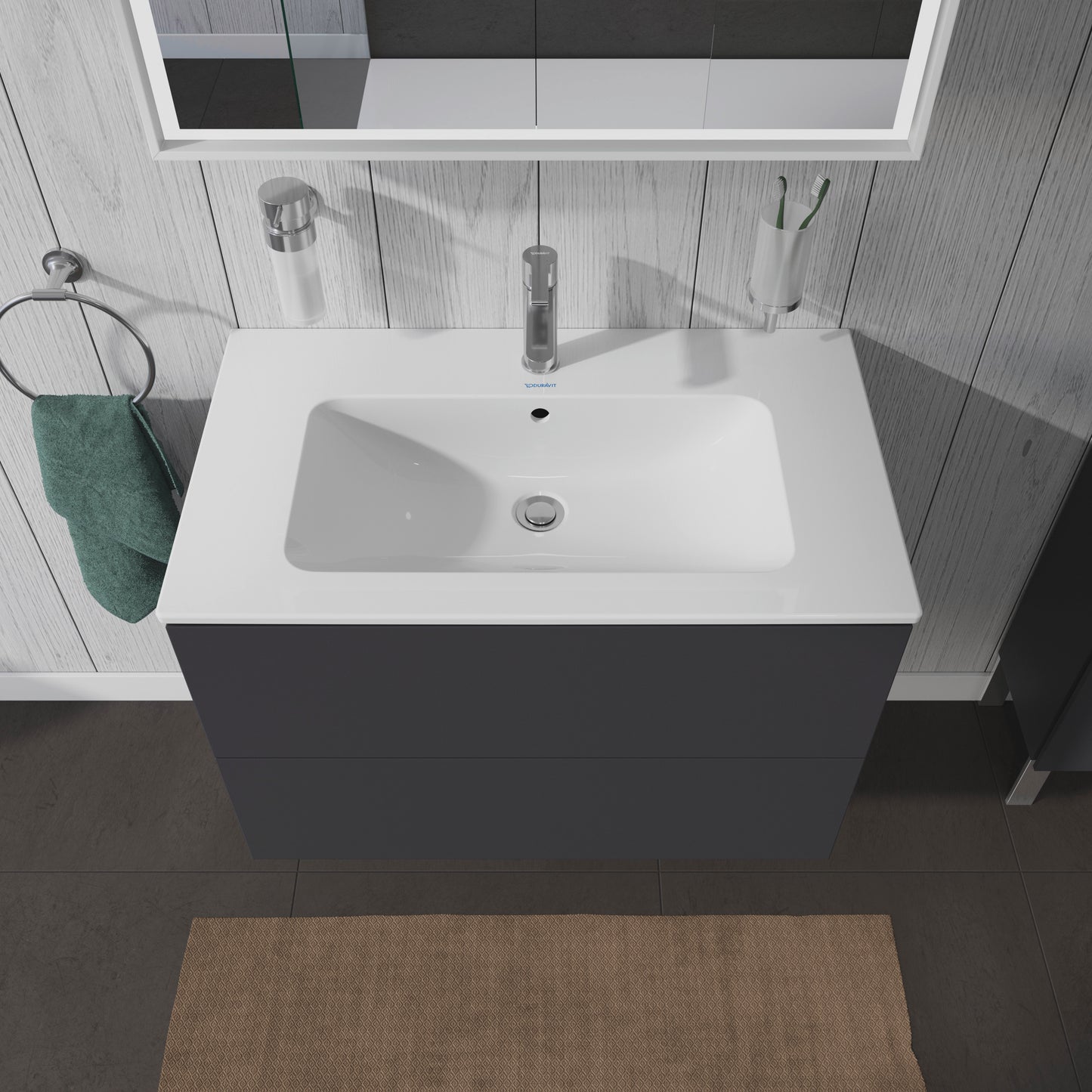 Duravit L-Cube Vanity unit wall-mounted
