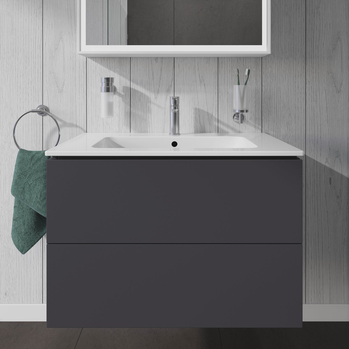 Duravit L-Cube Vanity unit wall-mounted