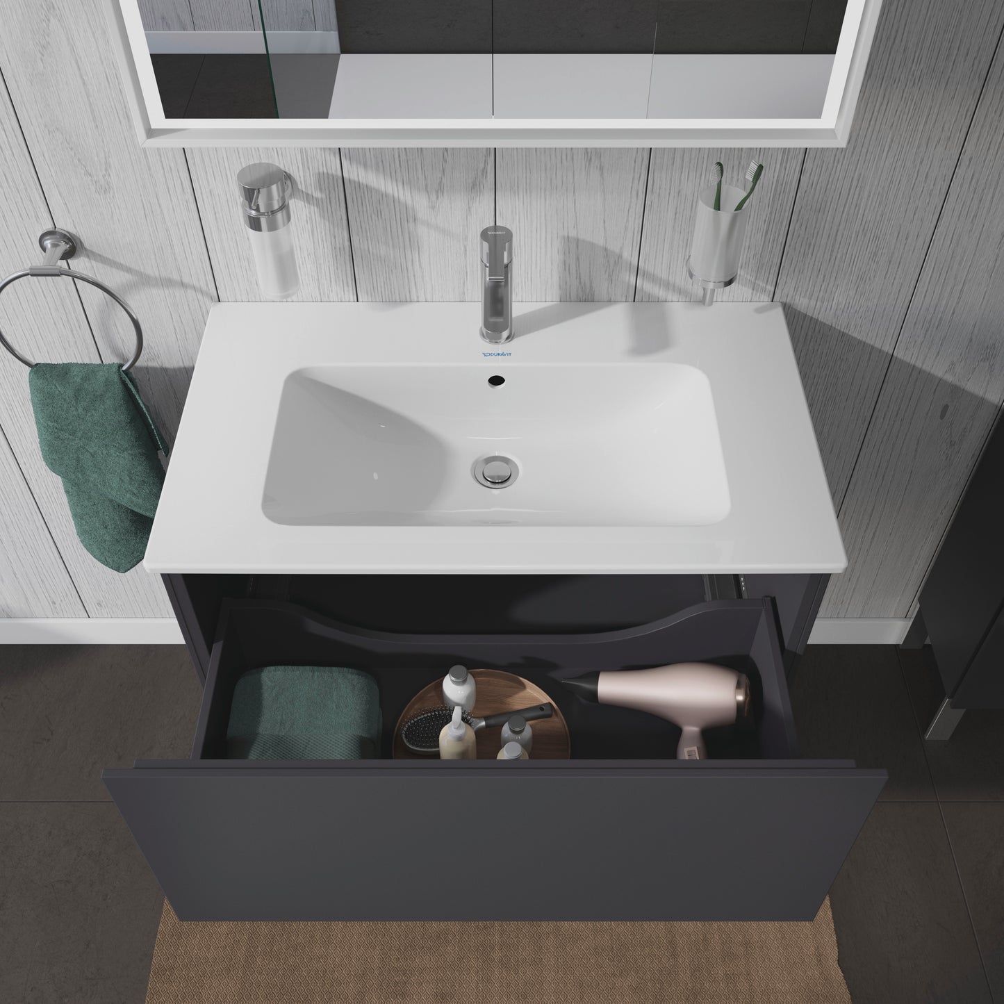 Duravit L-Cube Vanity unit wall-mounted