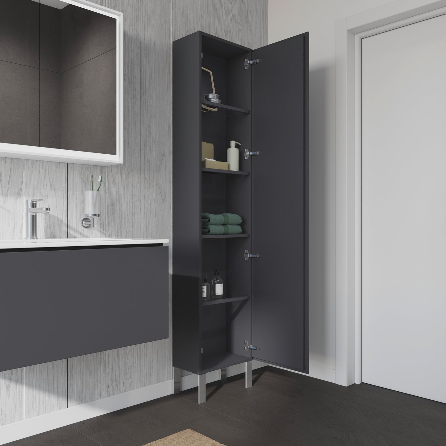 Duravit L-Cube Vanity unit wall-mounted