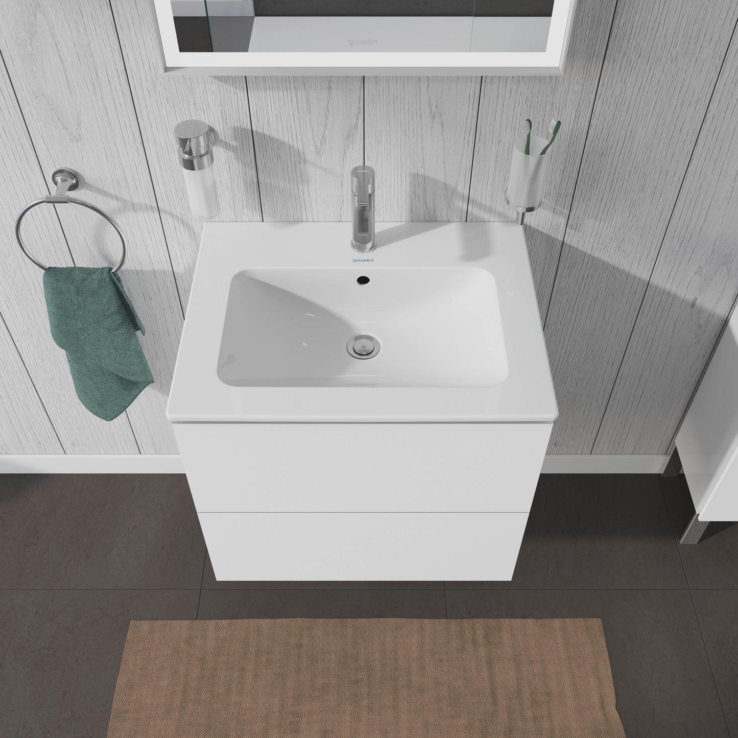 Duravit L-Cube Vanity unit wall-mounted