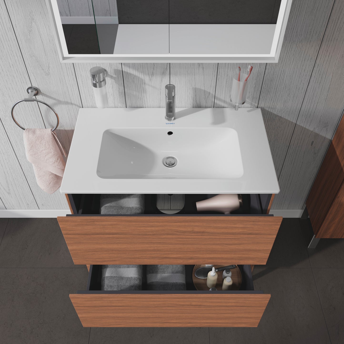 Duravit L-Cube Vanity unit floorstanding