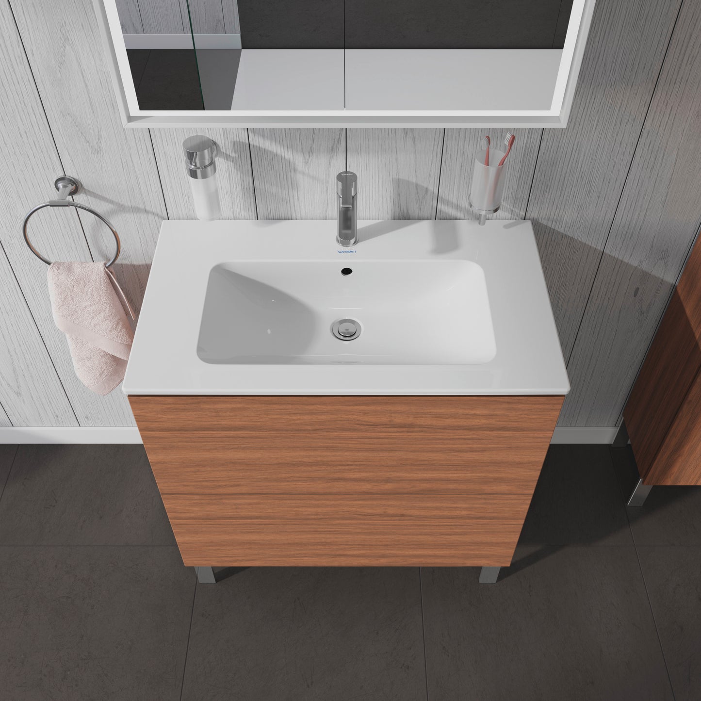Duravit L-Cube Vanity unit floorstanding