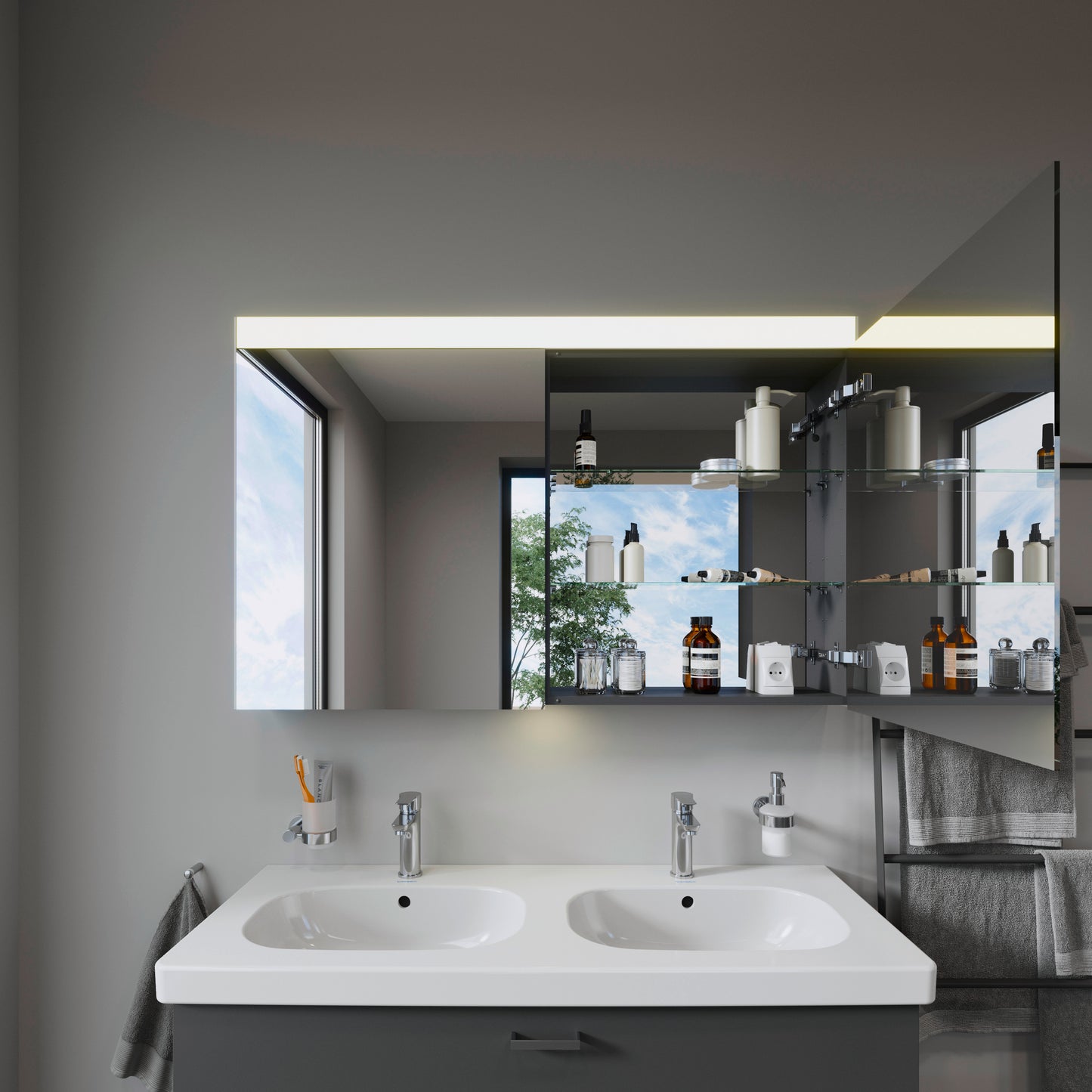 Duravit D-Code Double washbasin