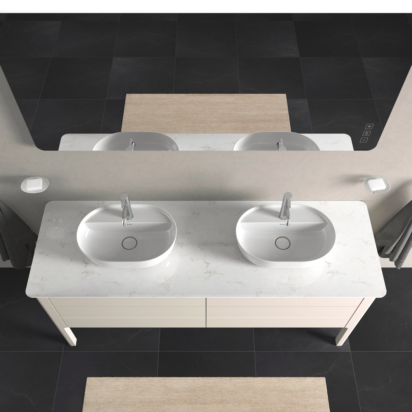 Duravit Luv Console vanity unit floorstanding