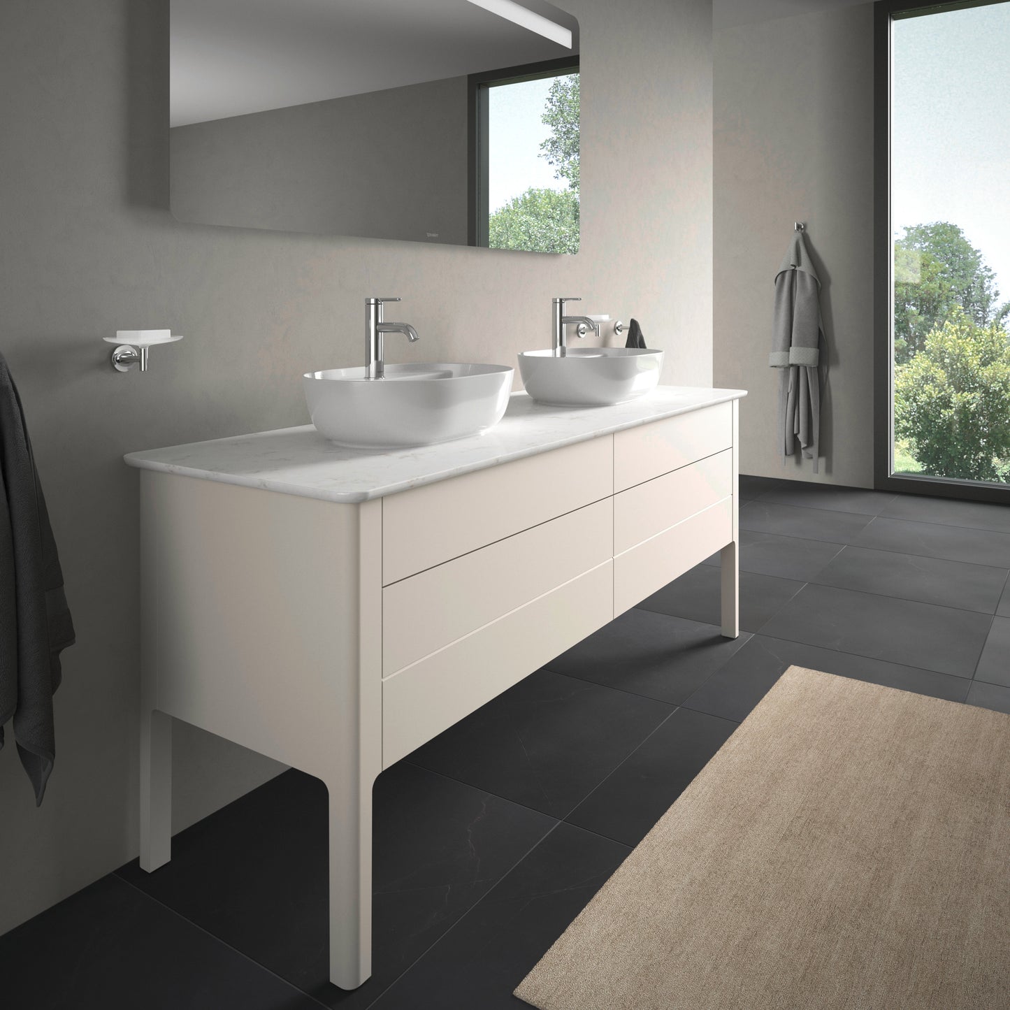 Duravit Luv Console vanity unit floorstanding