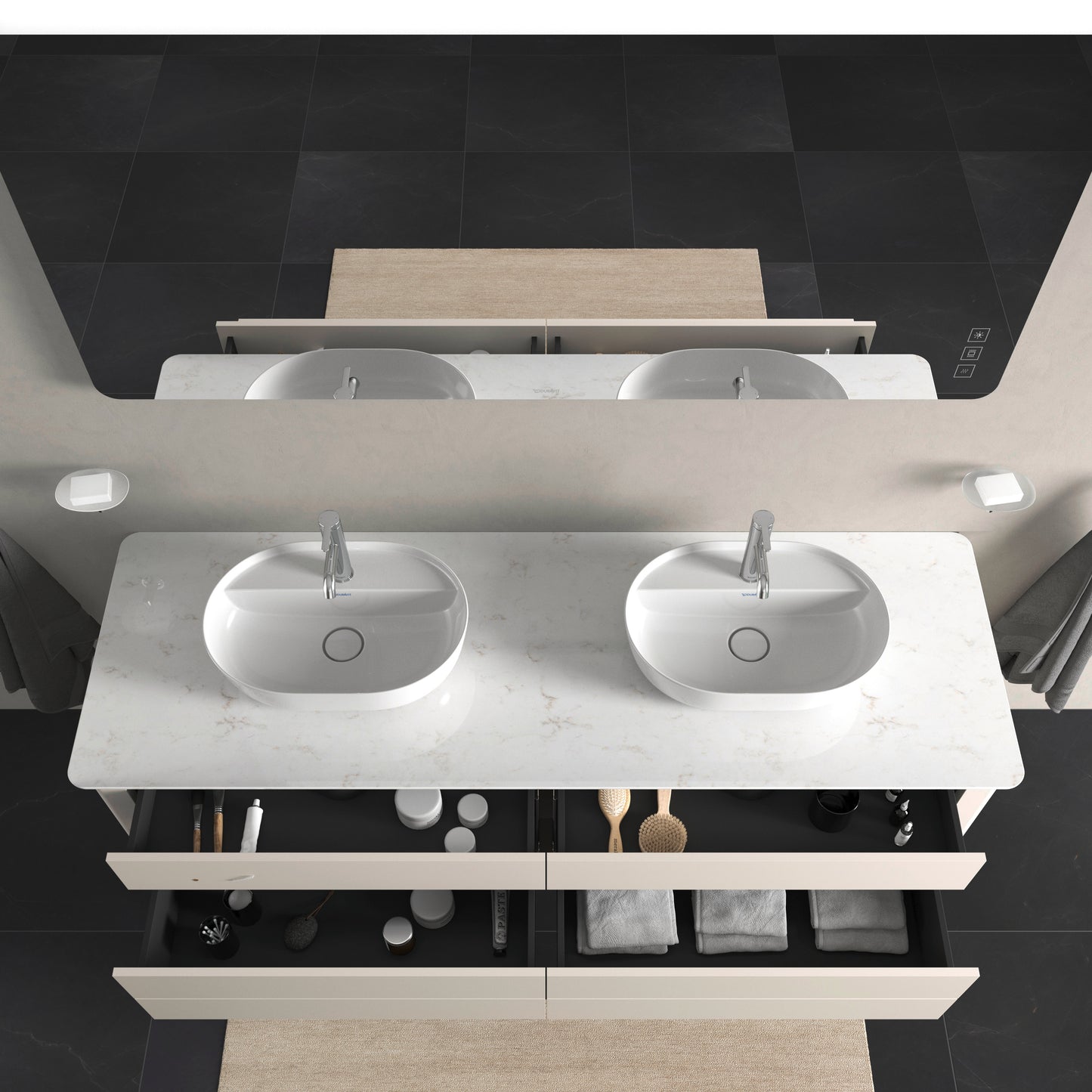 Duravit Luv Console vanity unit floorstanding