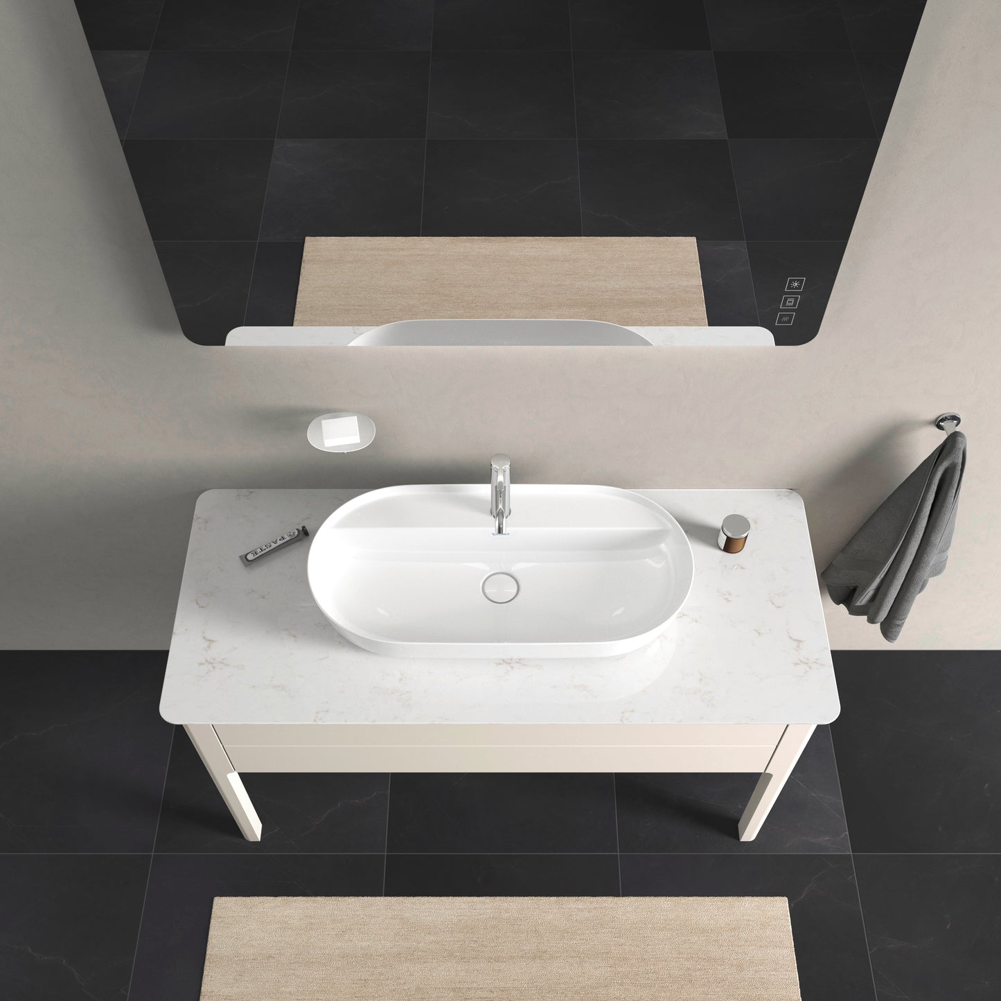 Duravit Luv Console vanity unit floorstanding