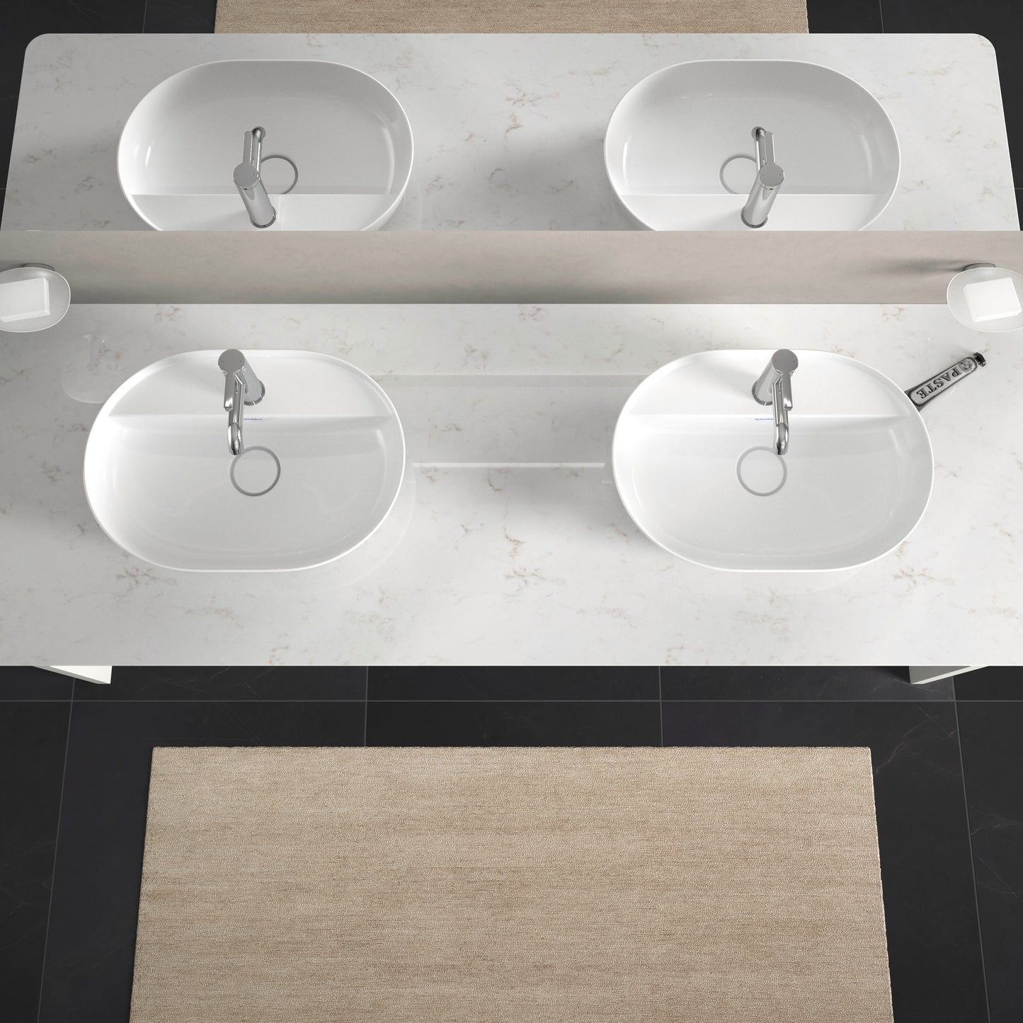 Duravit Luv Console vanity unit floorstanding