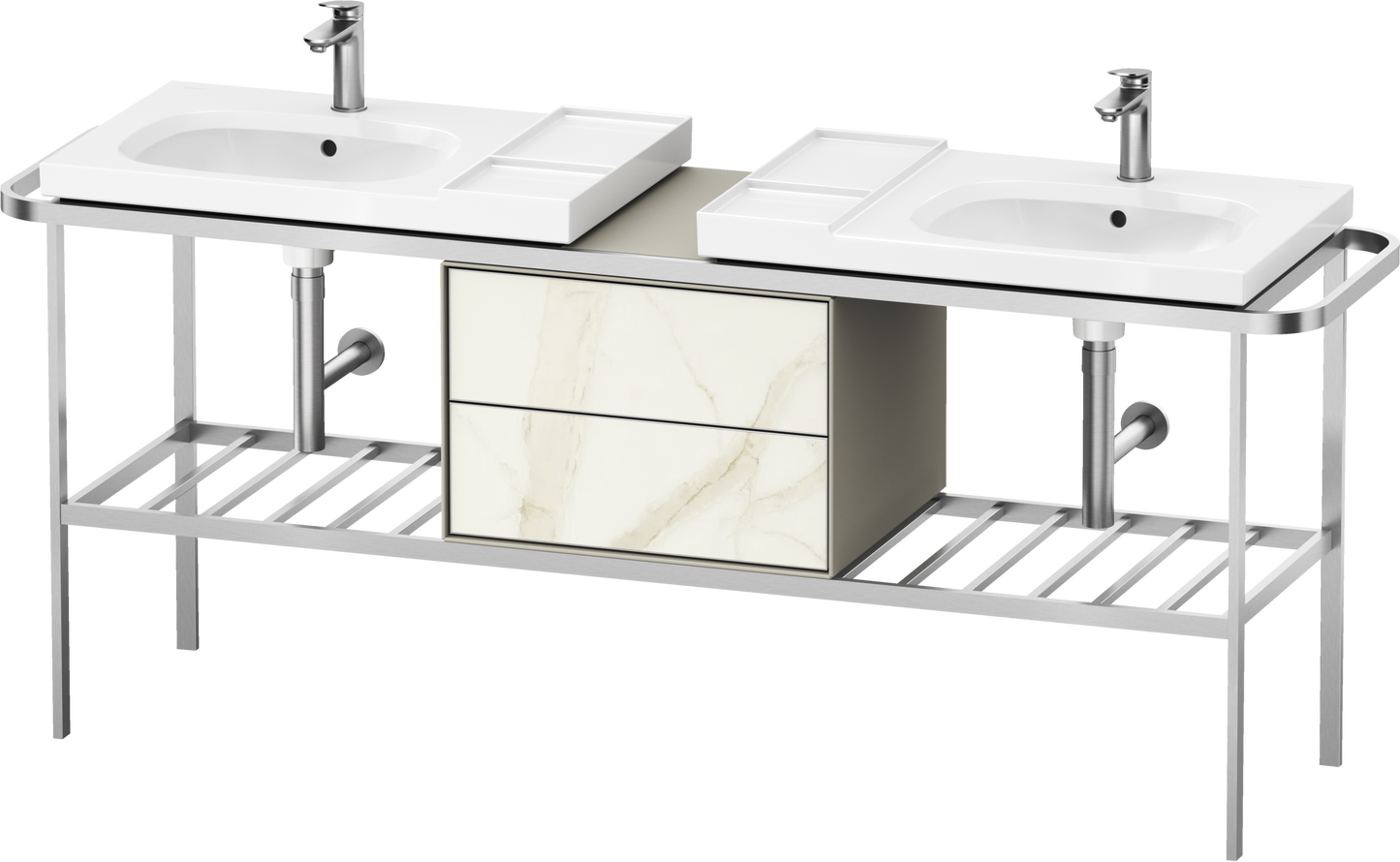 Duravit Aurena Metal console and drawer