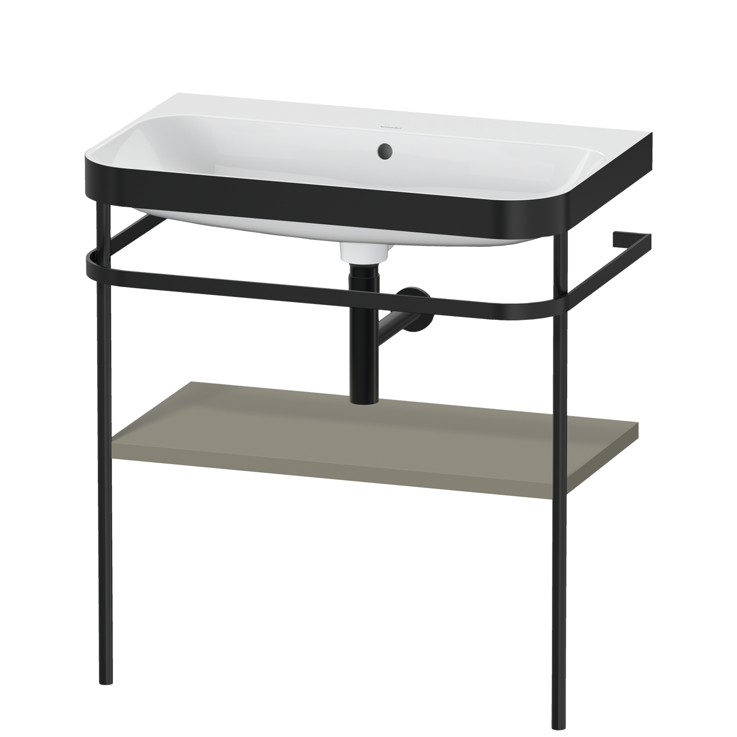 Duravit Happy D.2 c-bonded set with metal console