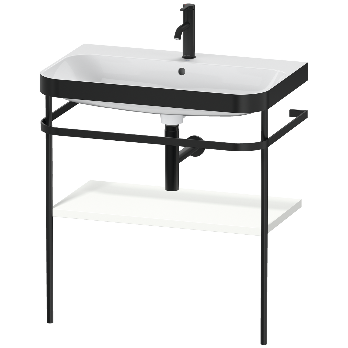 Duravit Happy D.2 c-bonded set with metal console
