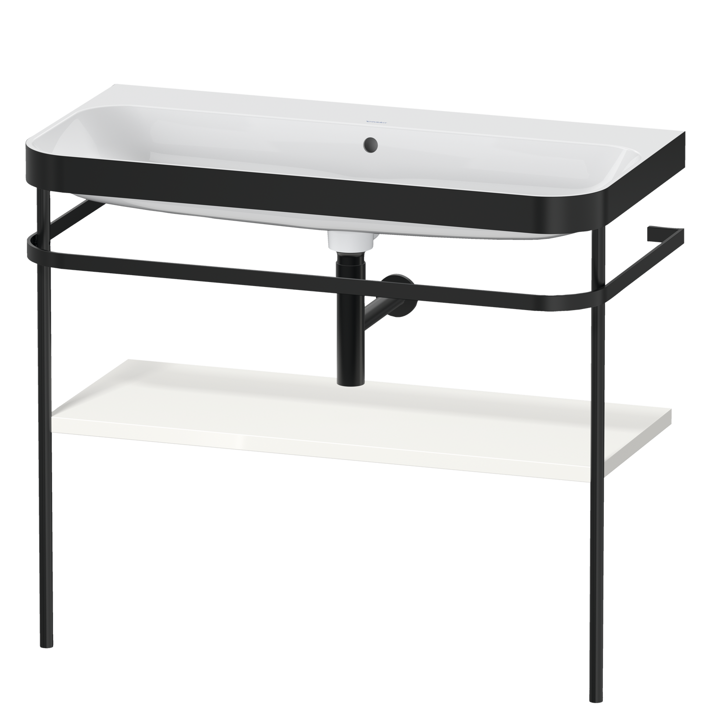 Duravit Happy D.2 c-bonded set with metal console
