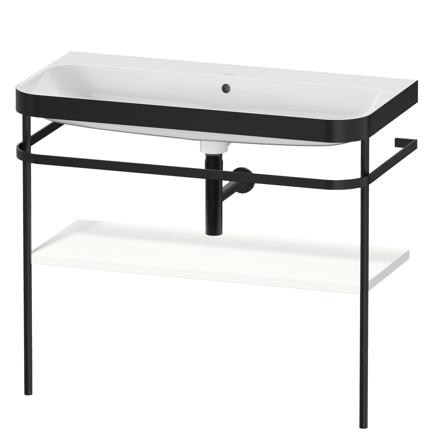 Duravit Happy D.2 c-bonded set with metal console