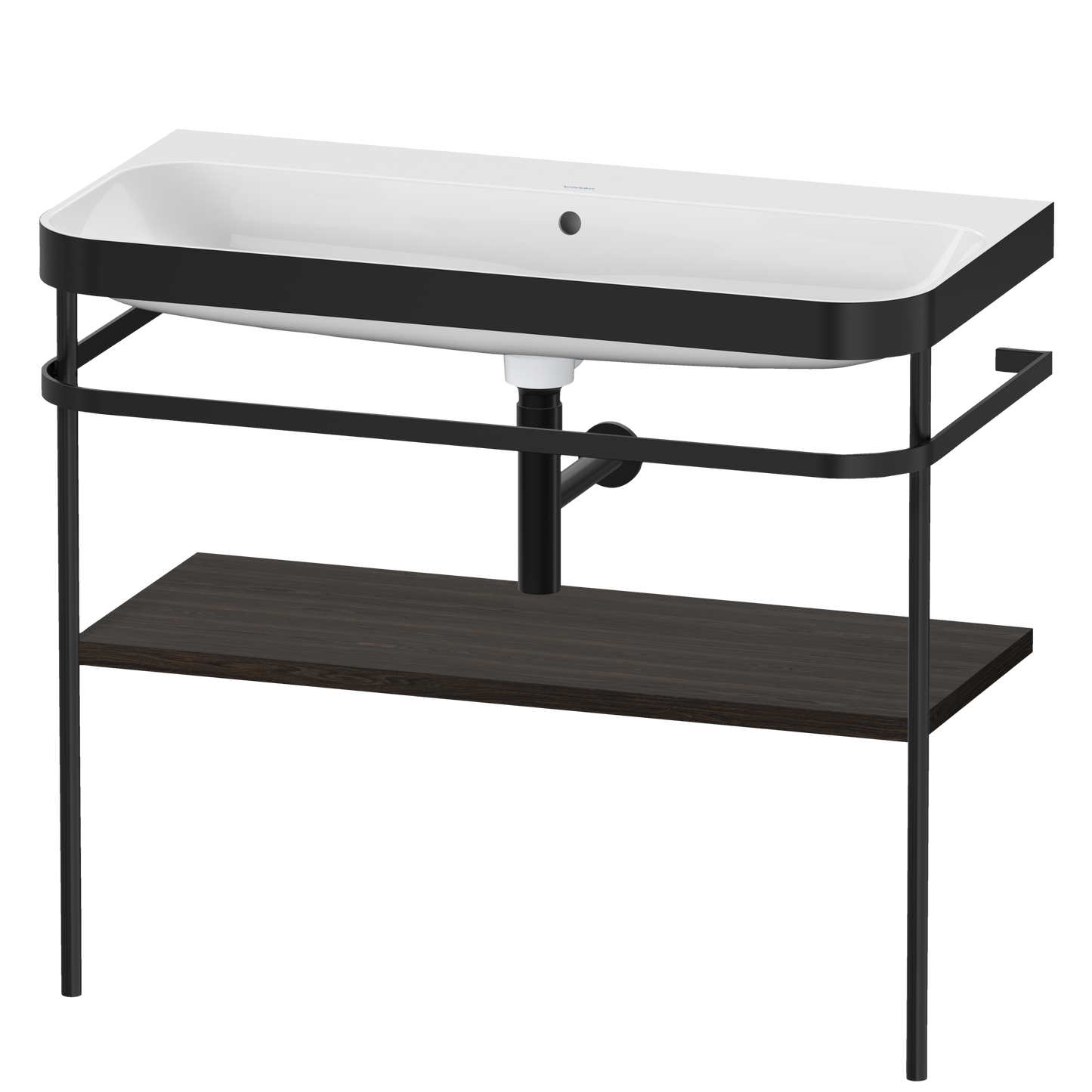Duravit Happy D.2 c-bonded set with metal console