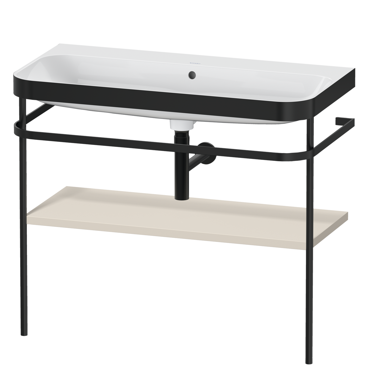 Duravit Happy D.2 c-bonded set with metal console