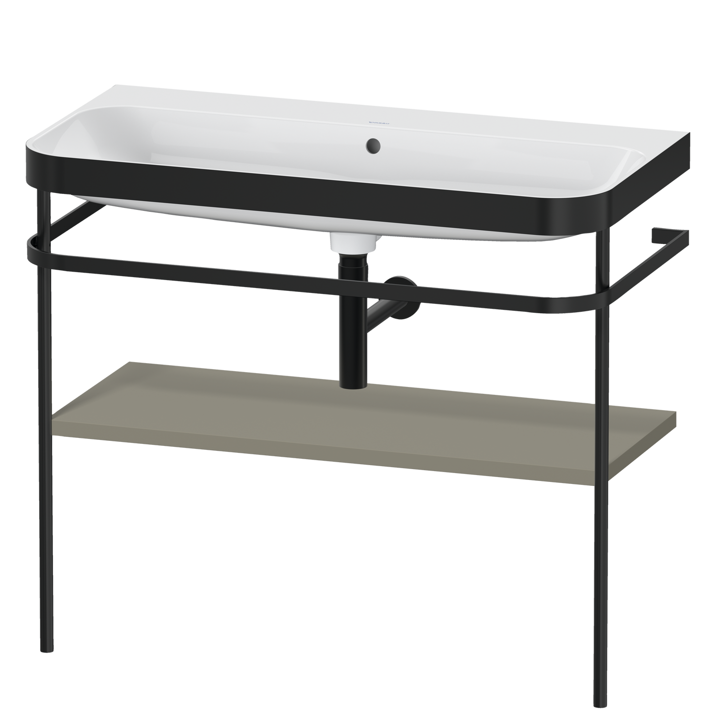 Duravit Happy D.2 c-bonded set with metal console