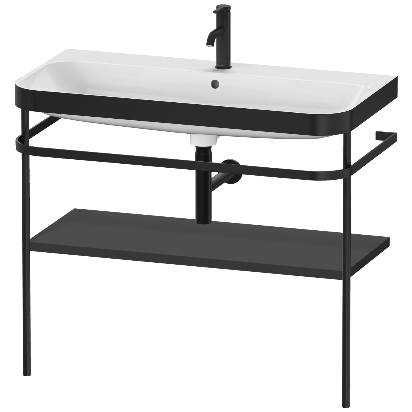 Duravit Happy D.2 c-bonded set with metal console