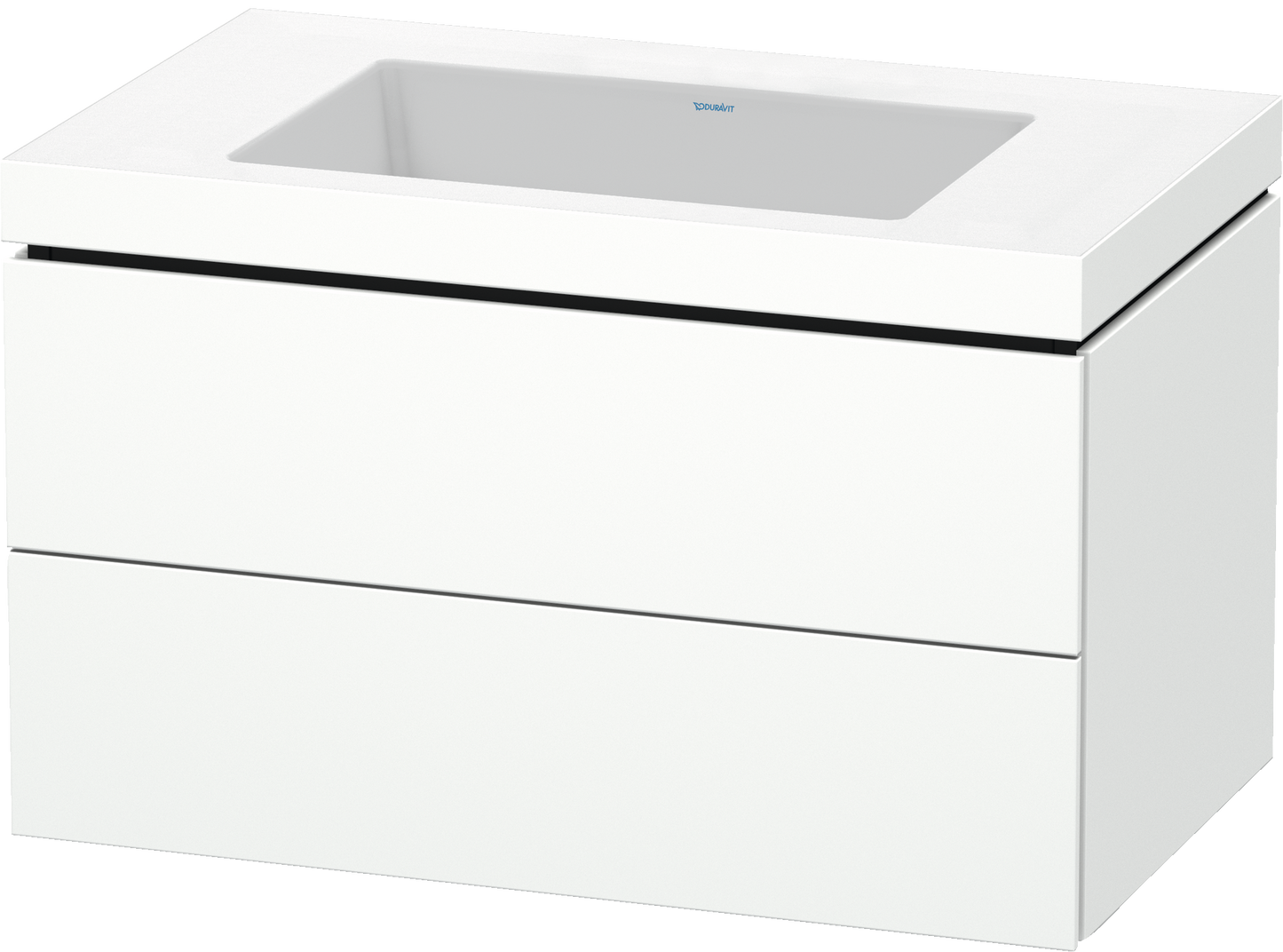 Duravit L-Cube c-bonded set wall-mounted