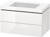 Duravit L-Cube c-bonded set wall-mounted