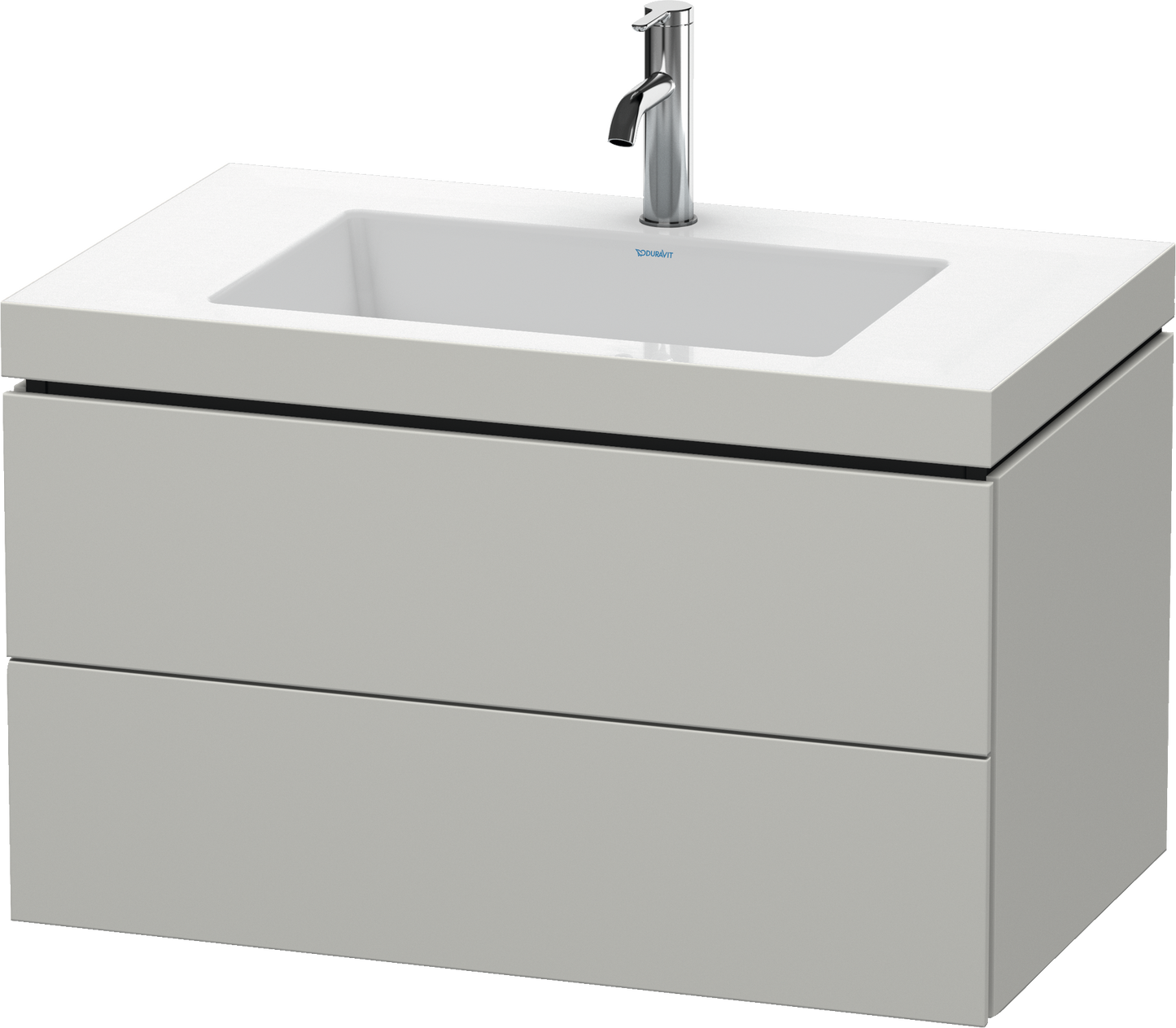 Duravit L-Cube c-bonded set wall-mounted