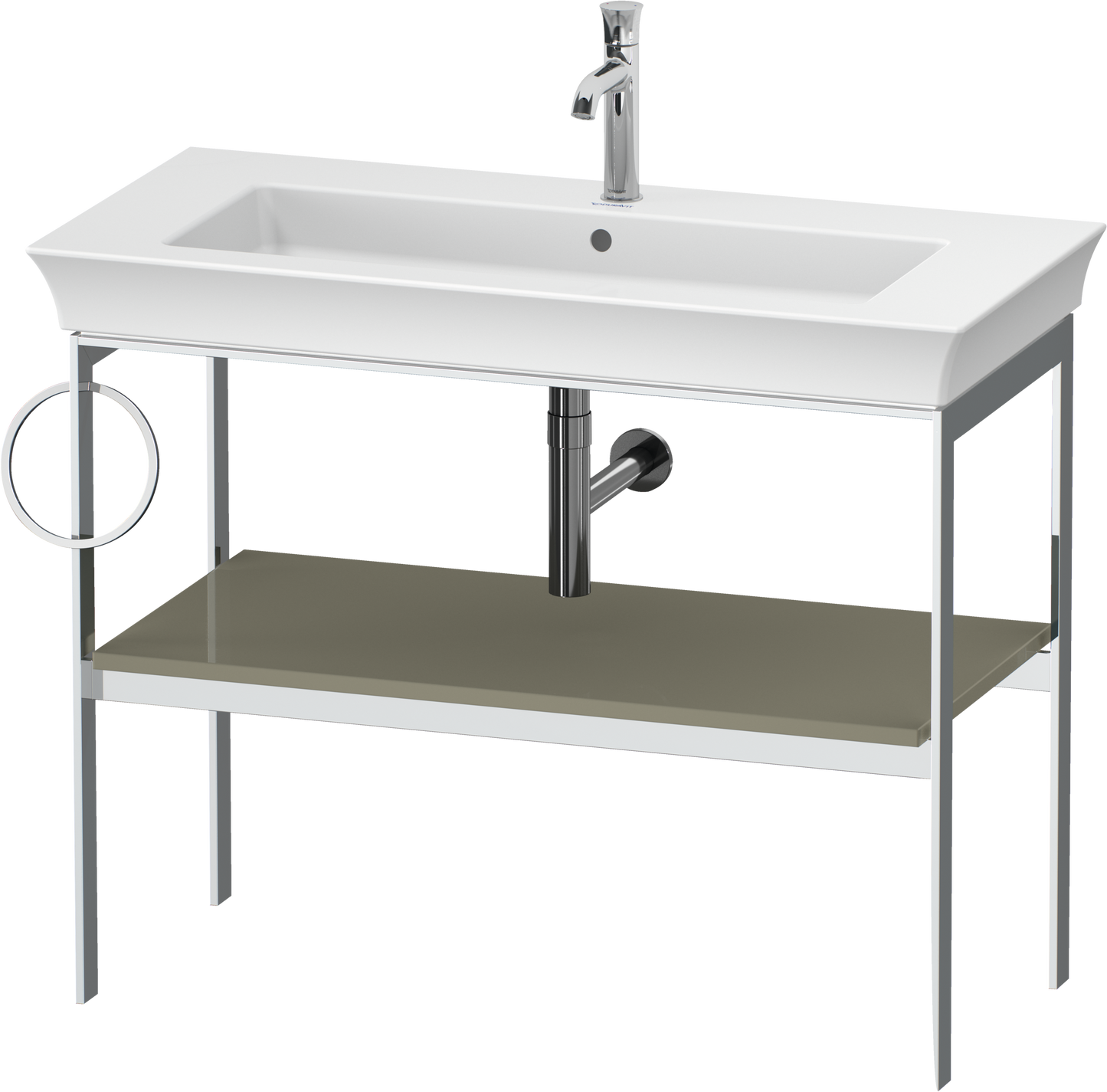 Duravit White Tulip Metal console