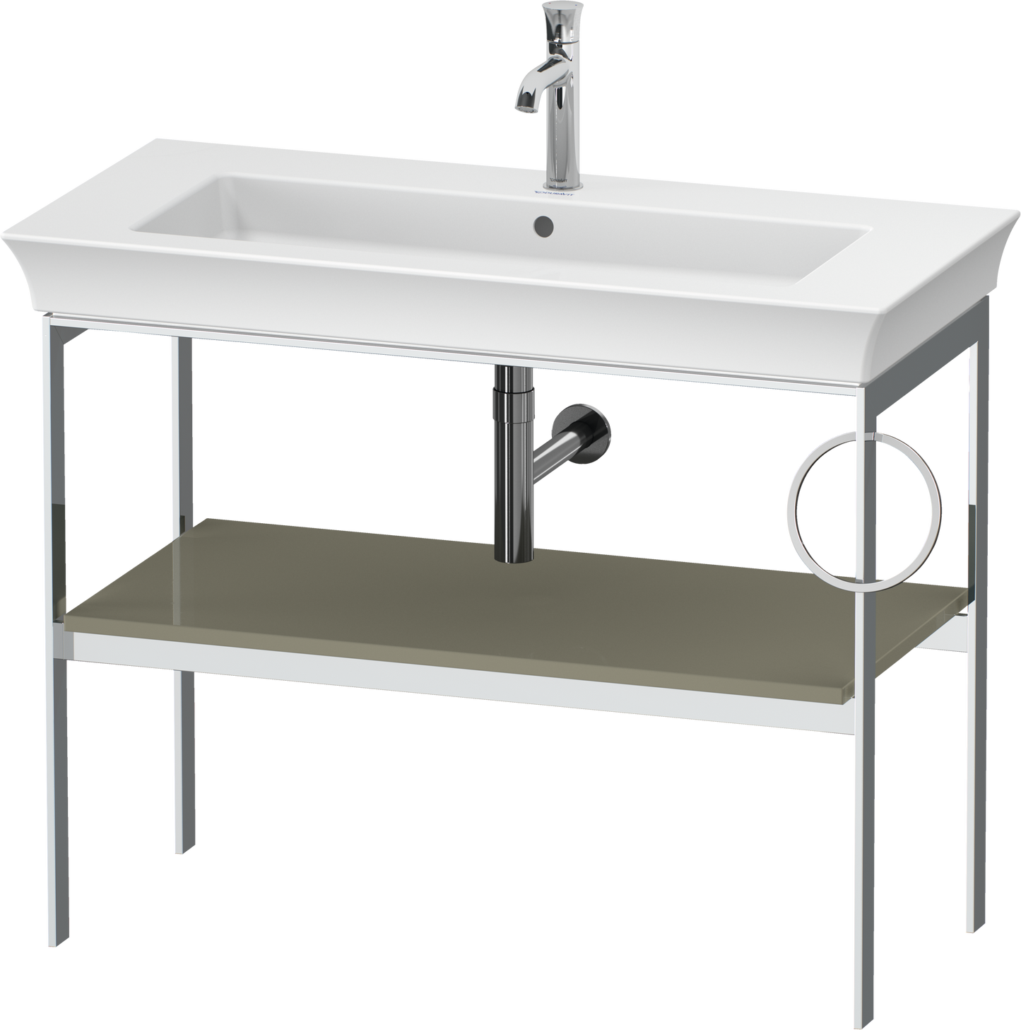 Duravit White Tulip Metal console