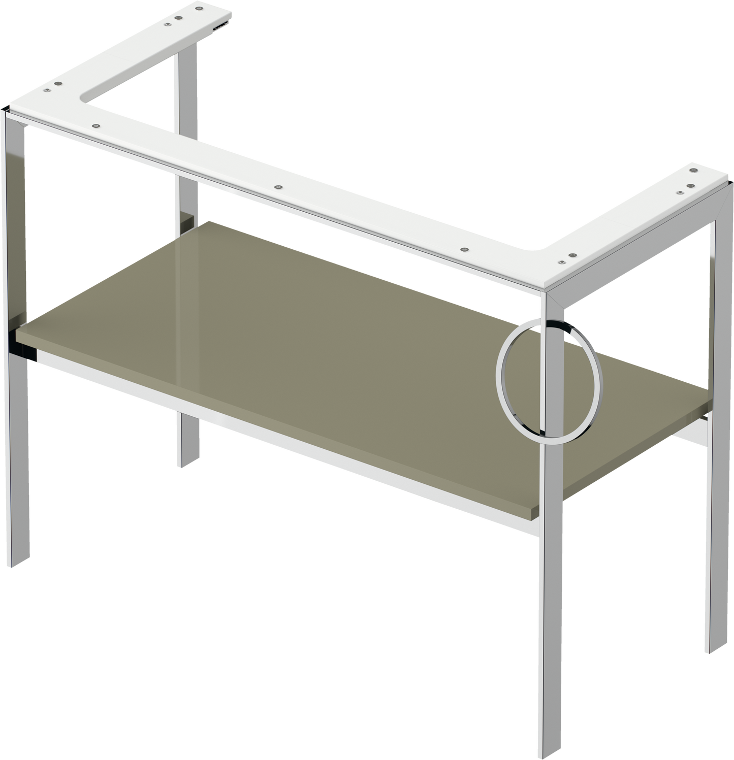 Duravit White Tulip Metal console