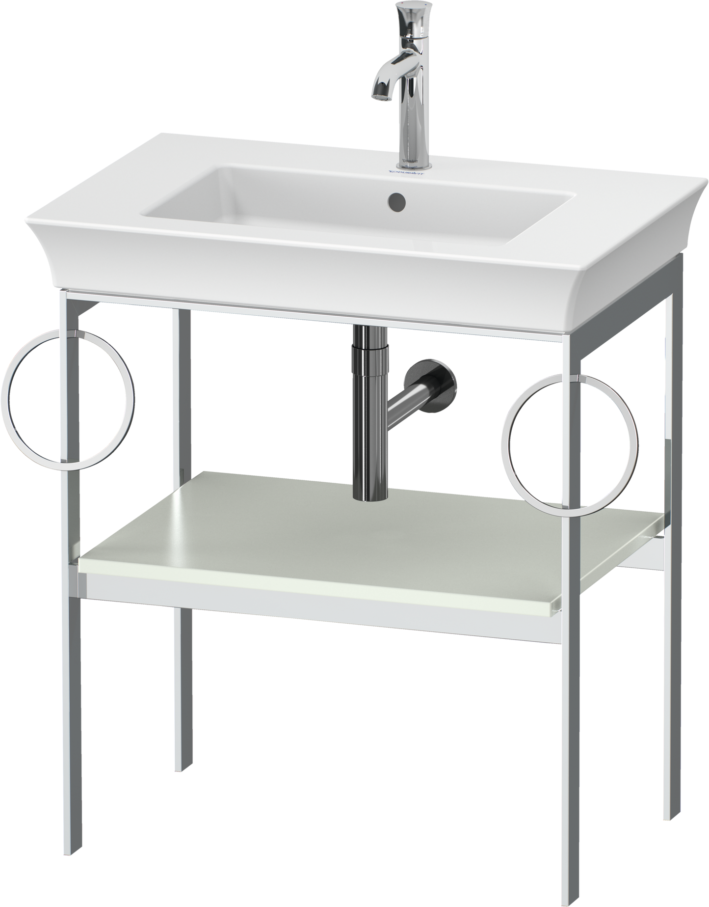 Duravit White Tulip Metal console