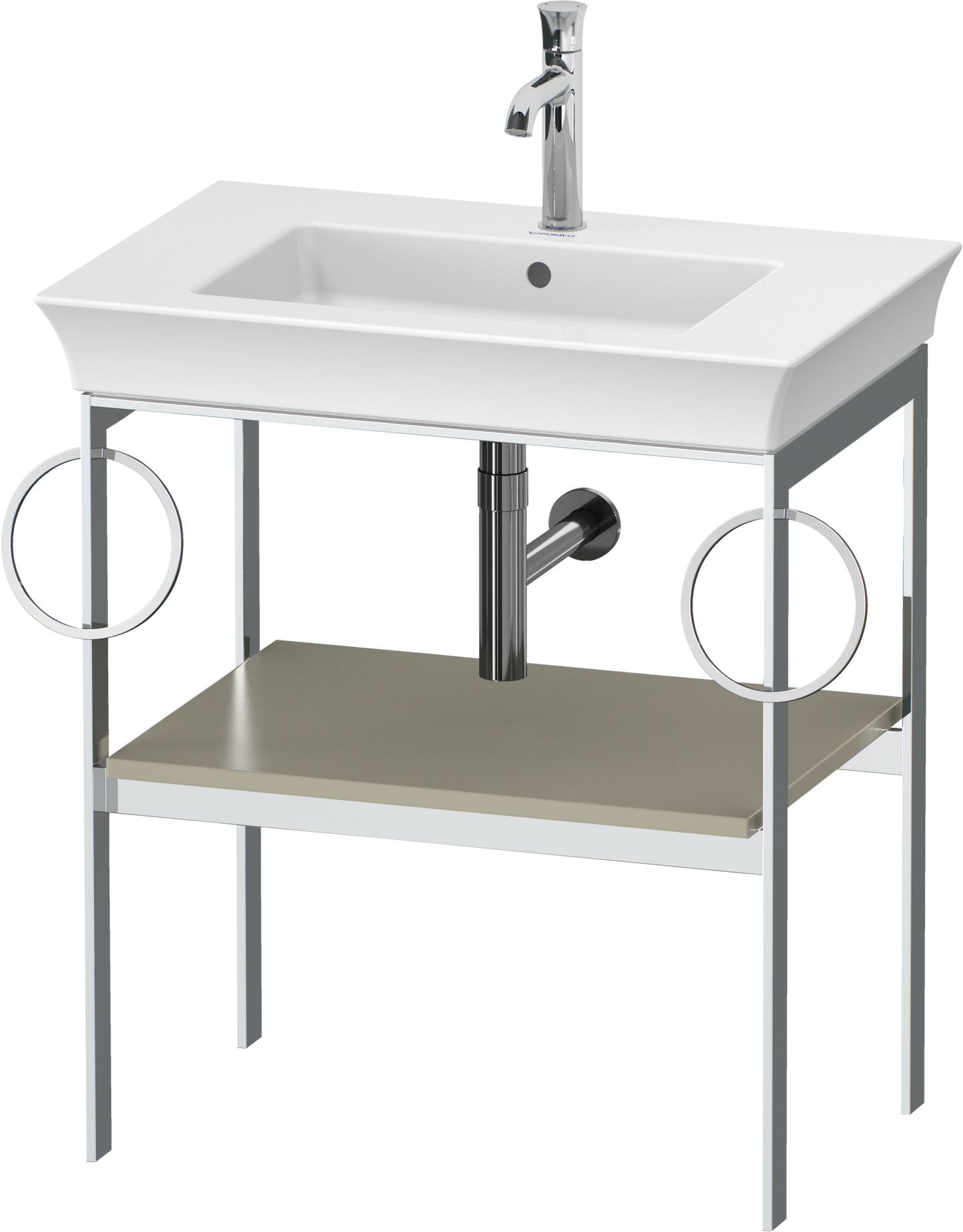 Duravit White Tulip Metal console