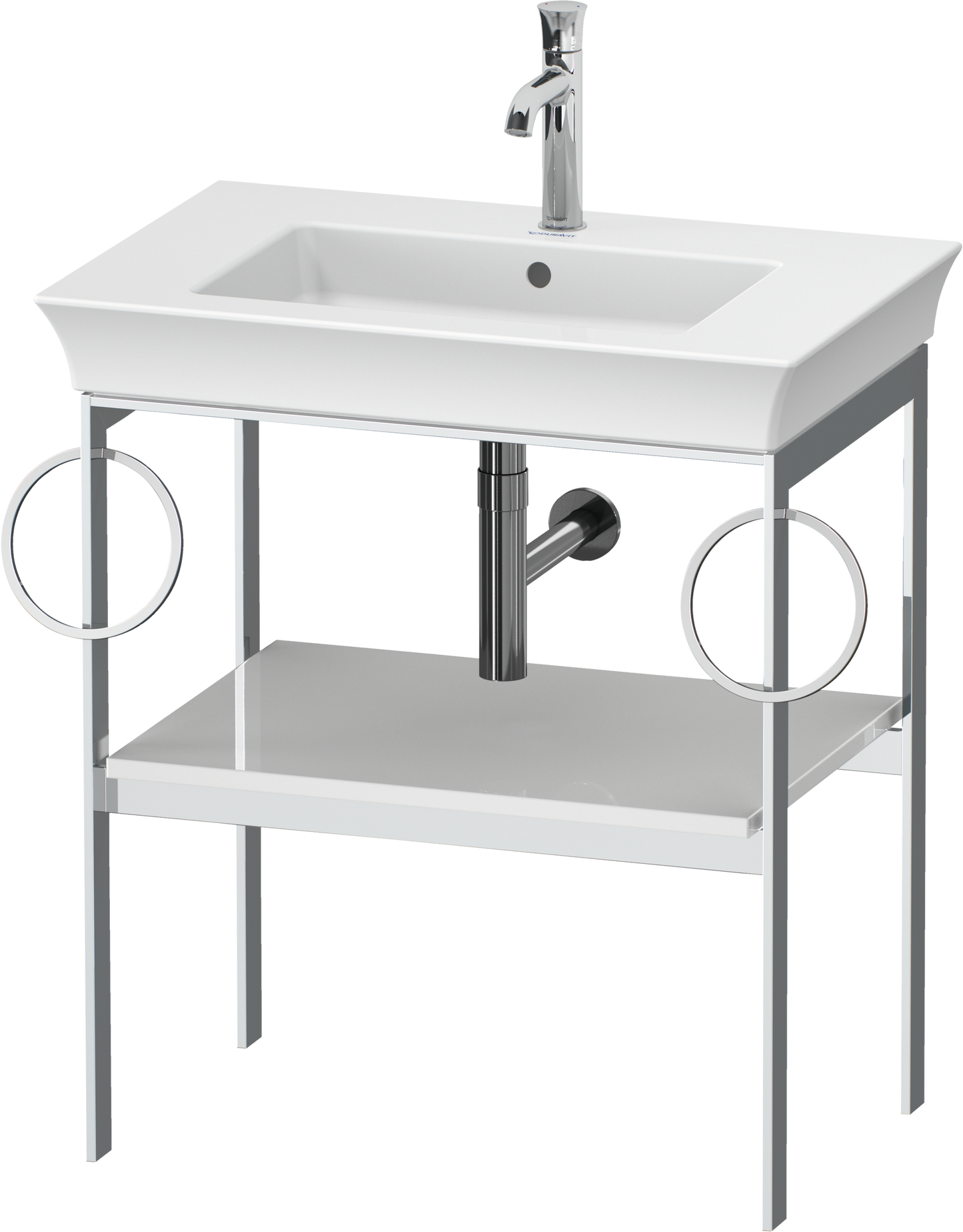 Duravit White Tulip Metal console