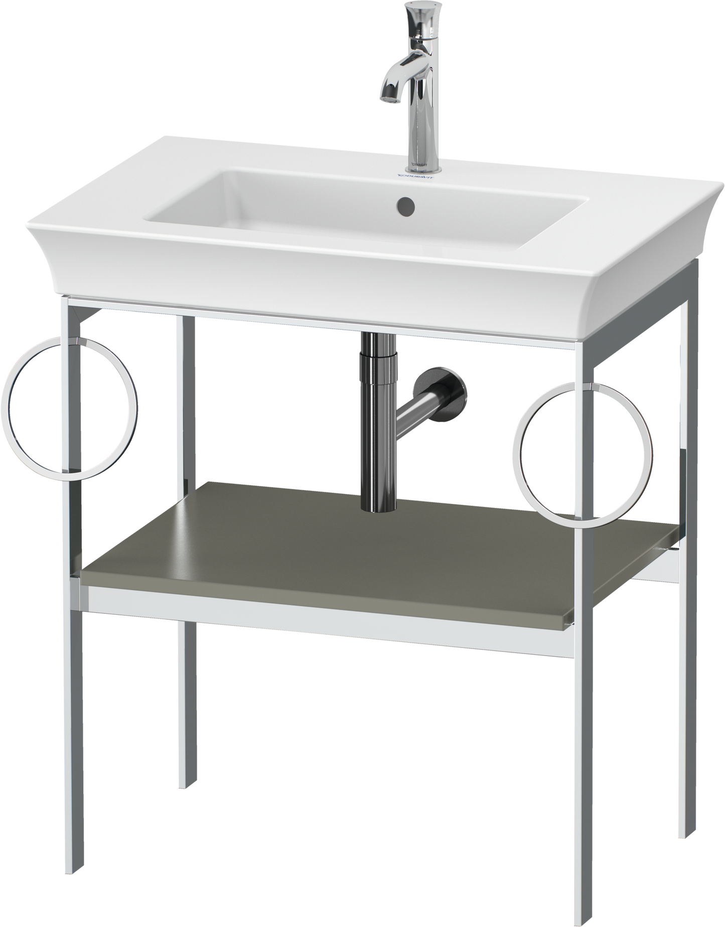 Duravit White Tulip Metal console