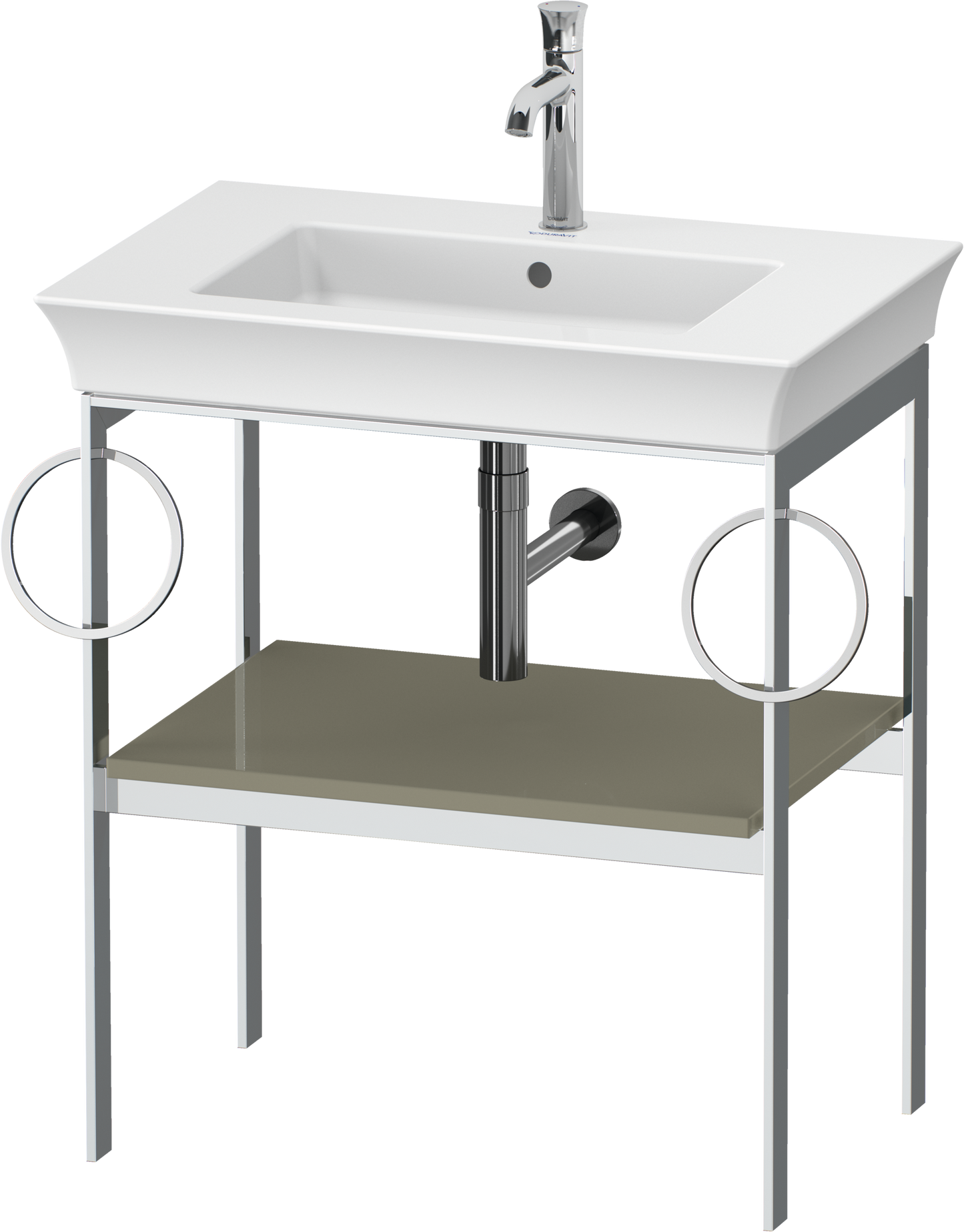 Duravit White Tulip Metal console