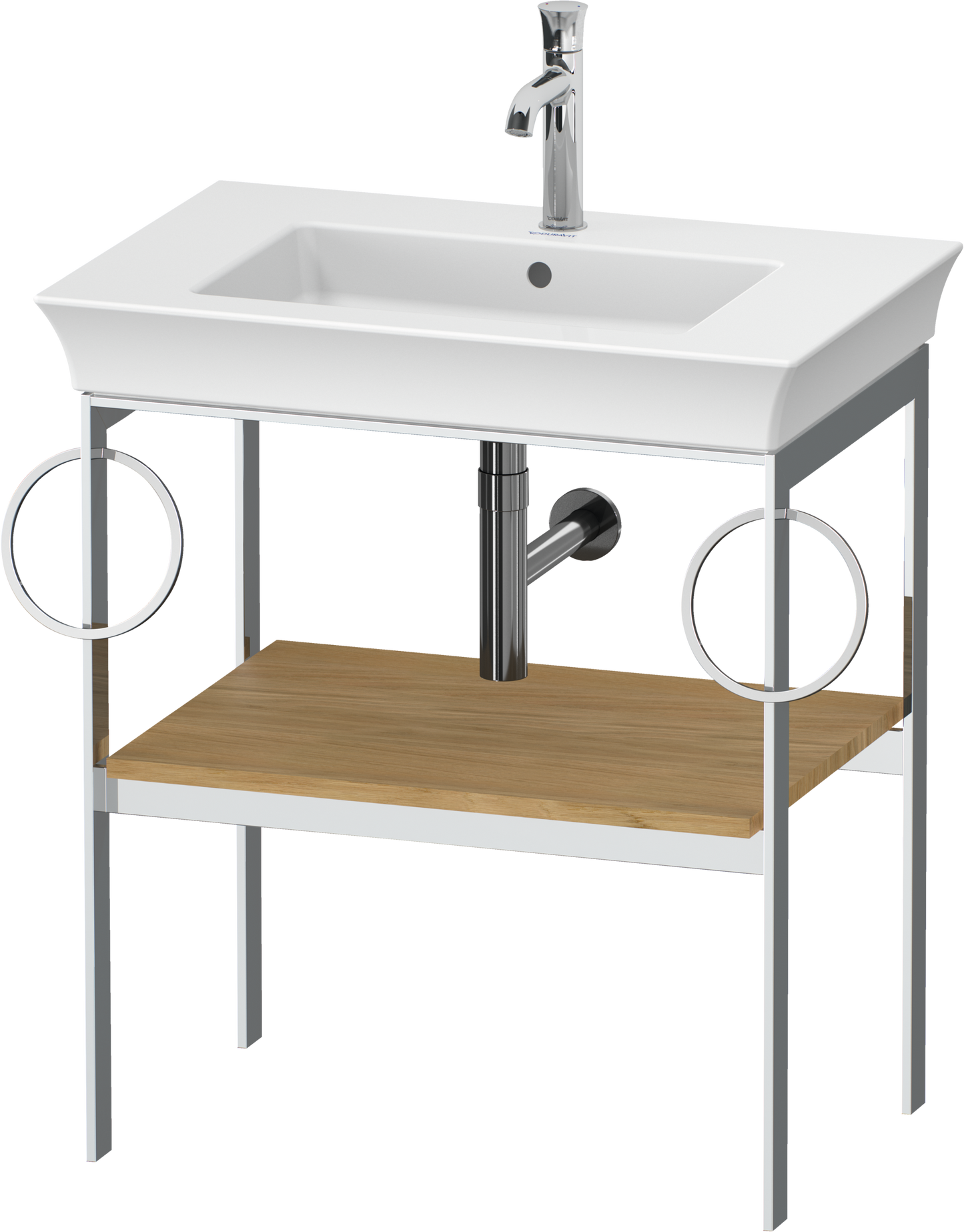 Duravit White Tulip Metal console
