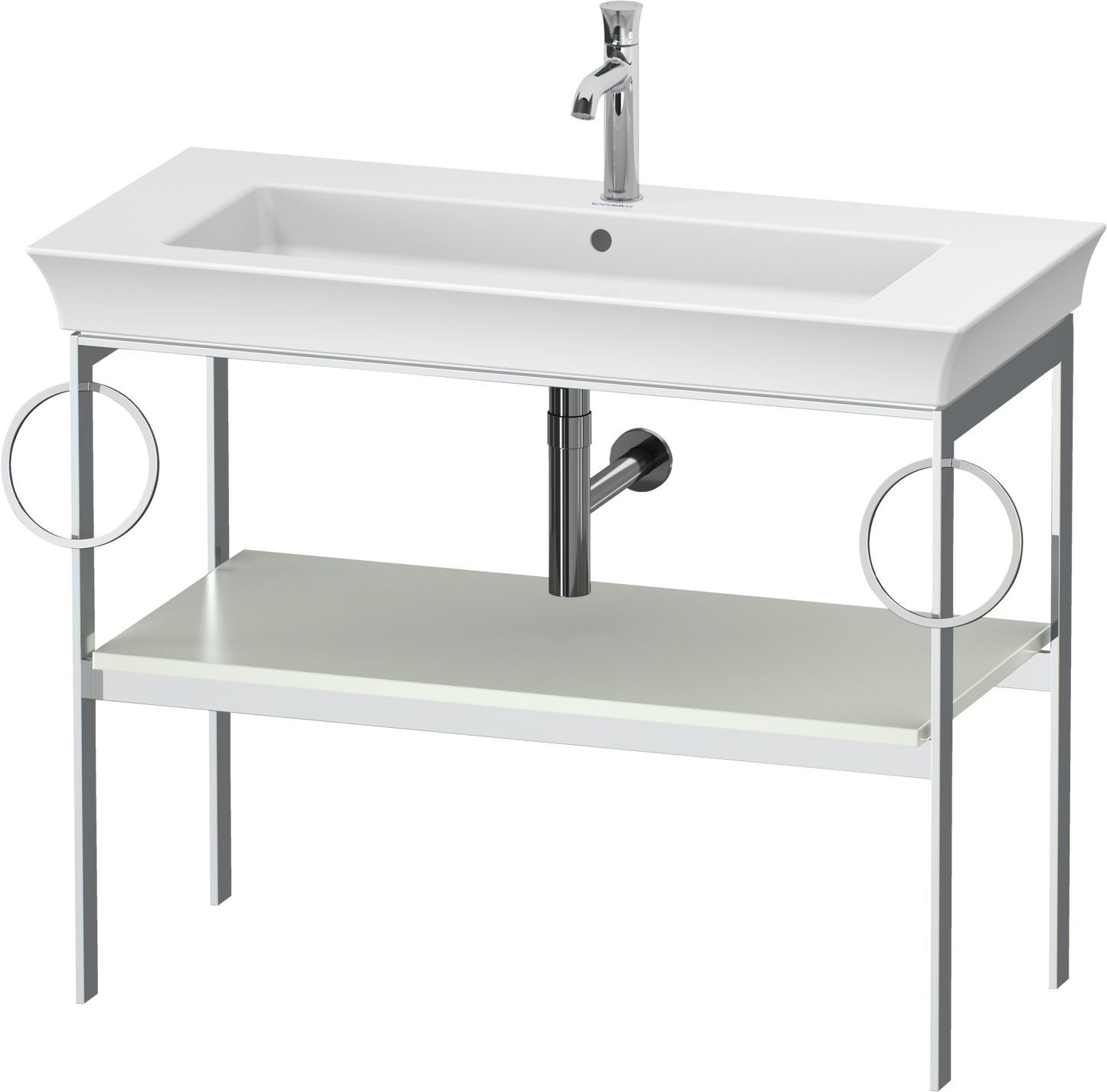 Duravit White Tulip Metal console