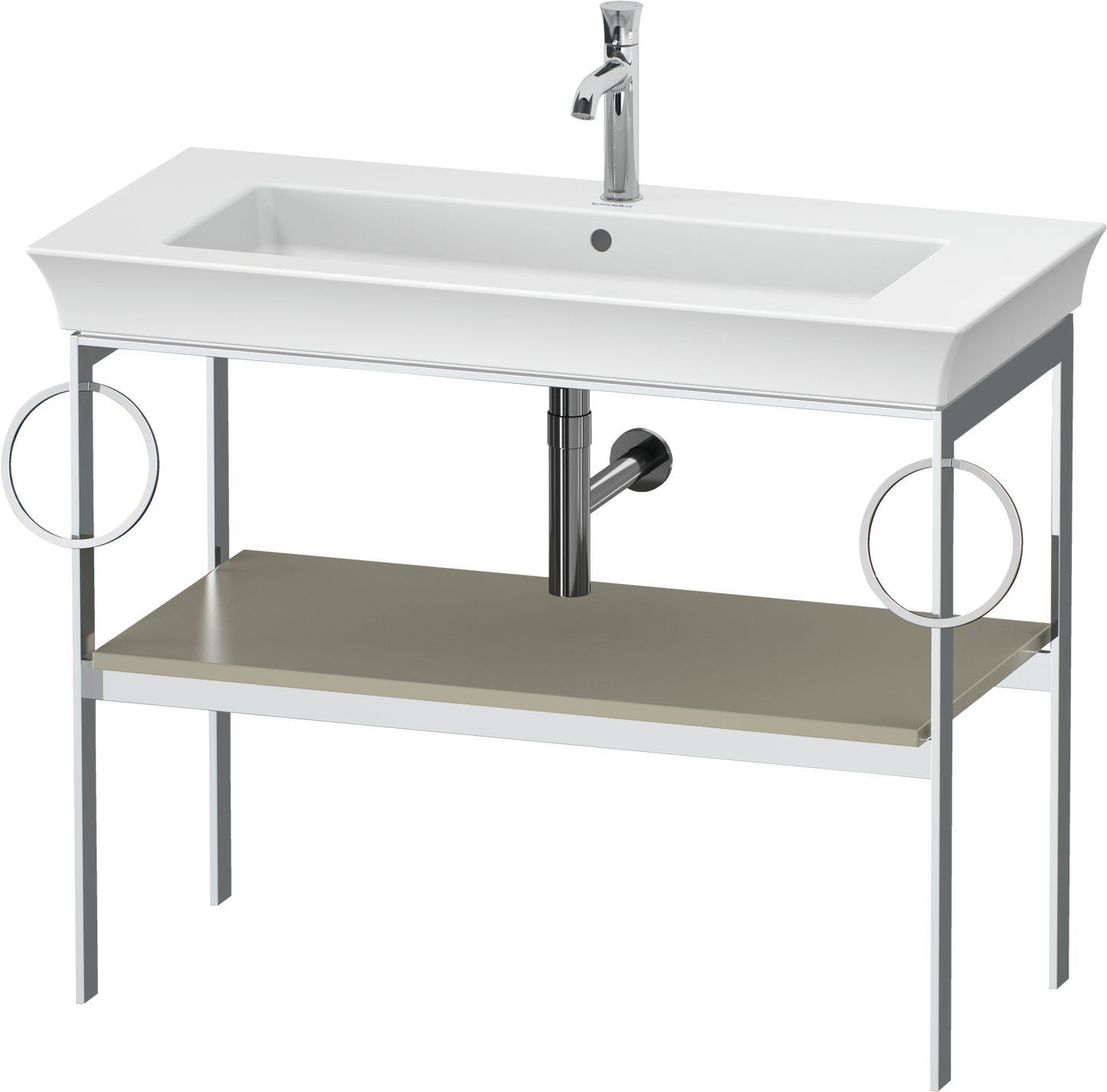 Duravit White Tulip Metal console