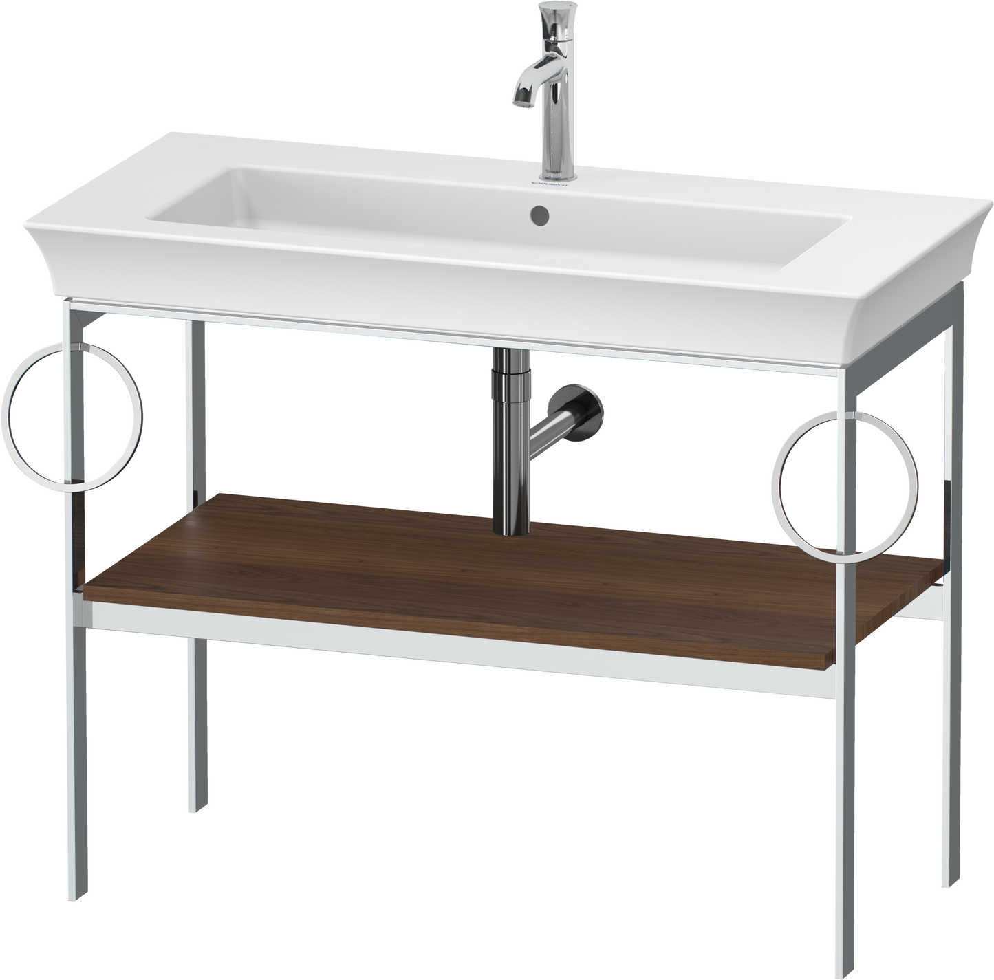 Duravit White Tulip Metal console