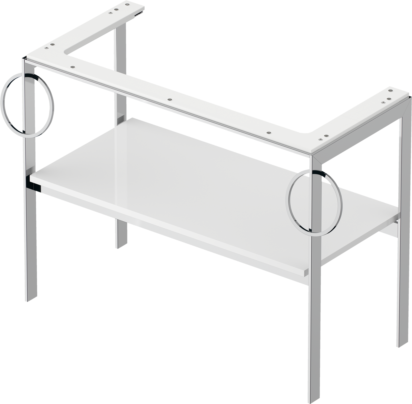 Duravit White Tulip Metal console