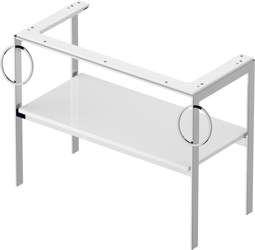 Duravit White Tulip Metal console
