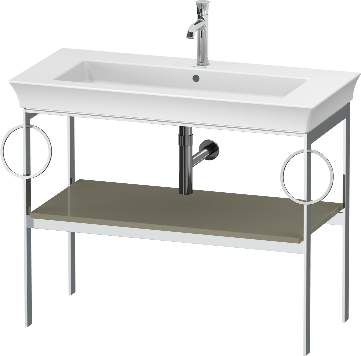 Duravit White Tulip Metal console